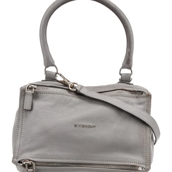 Givenchy Elegant Gray Leather Backpack Givenchy Gray Pandora Calf Leather Backpack Bag | N-CashN-Cash main image 3